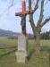 Kříž u orlického lesa při cestě ke kapli Božího milosrdenství